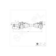 40SKV119 SKV Półoś napędowa