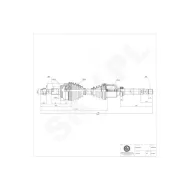 40SKV020 SKV Półoś napędowa