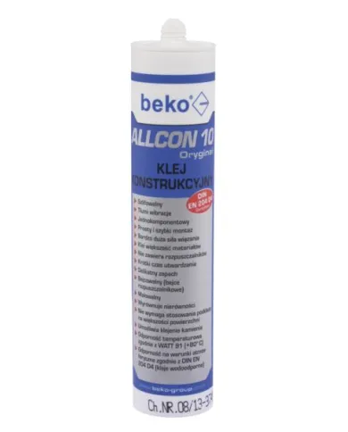 KLEJ ALLCON 10 KONSTRUKCYJNY 150ml BEKO (260100150