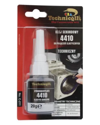 KLEJ SEKUNDOWY 4410 ELASTYCZNY 20 g TECHNICOLL