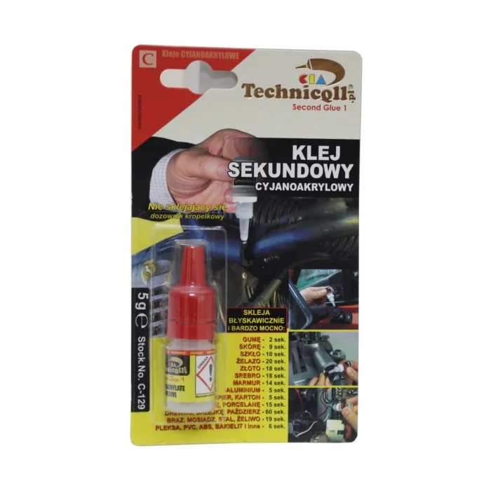 KLEJ SEKUNDOWY CYJANOAKRYLOWY 5 g TECHNICOLL