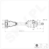 40SKV040 SKV Półoś napędowa
