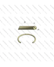 O 126,37x7 kpl100szt 70VMQ RED ORING