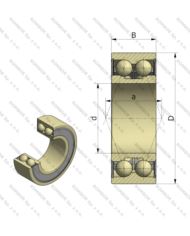 3214 B 2RS TNG C3 NSK