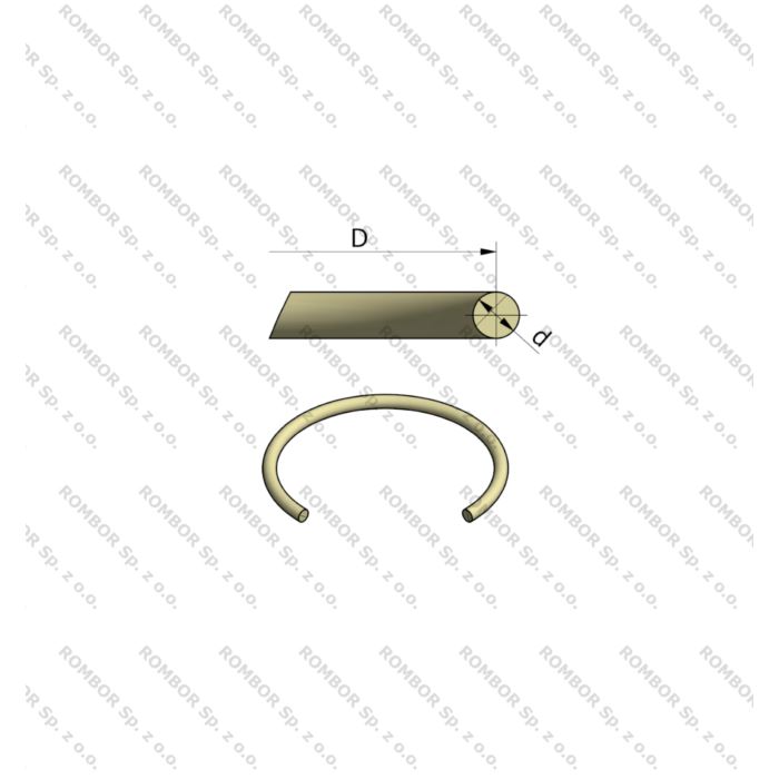 O 26x2,5 kpl100szt SIL red ORING