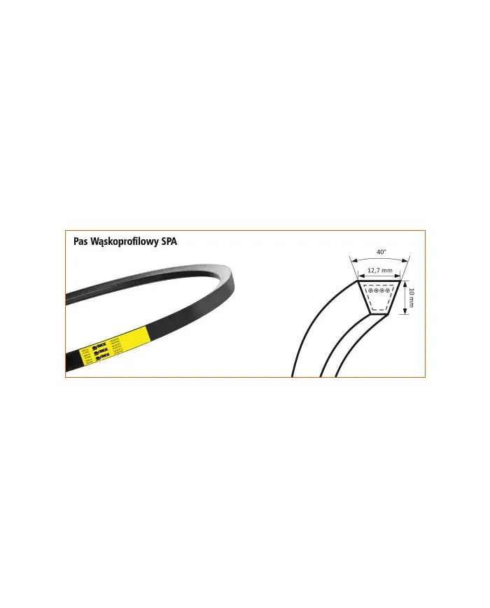SPA 1357 PASEK KLINOWY STOMIL