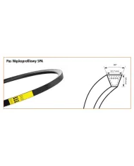 SPA 1357 PASEK KLINOWY STOMIL