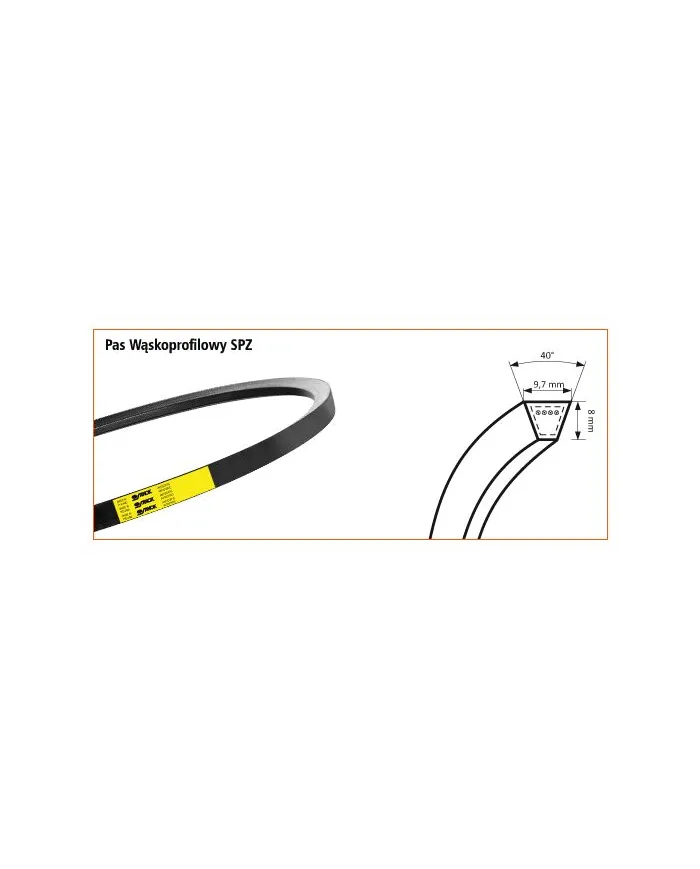 SPZ 762 PAS KLINOWY STOMIL
